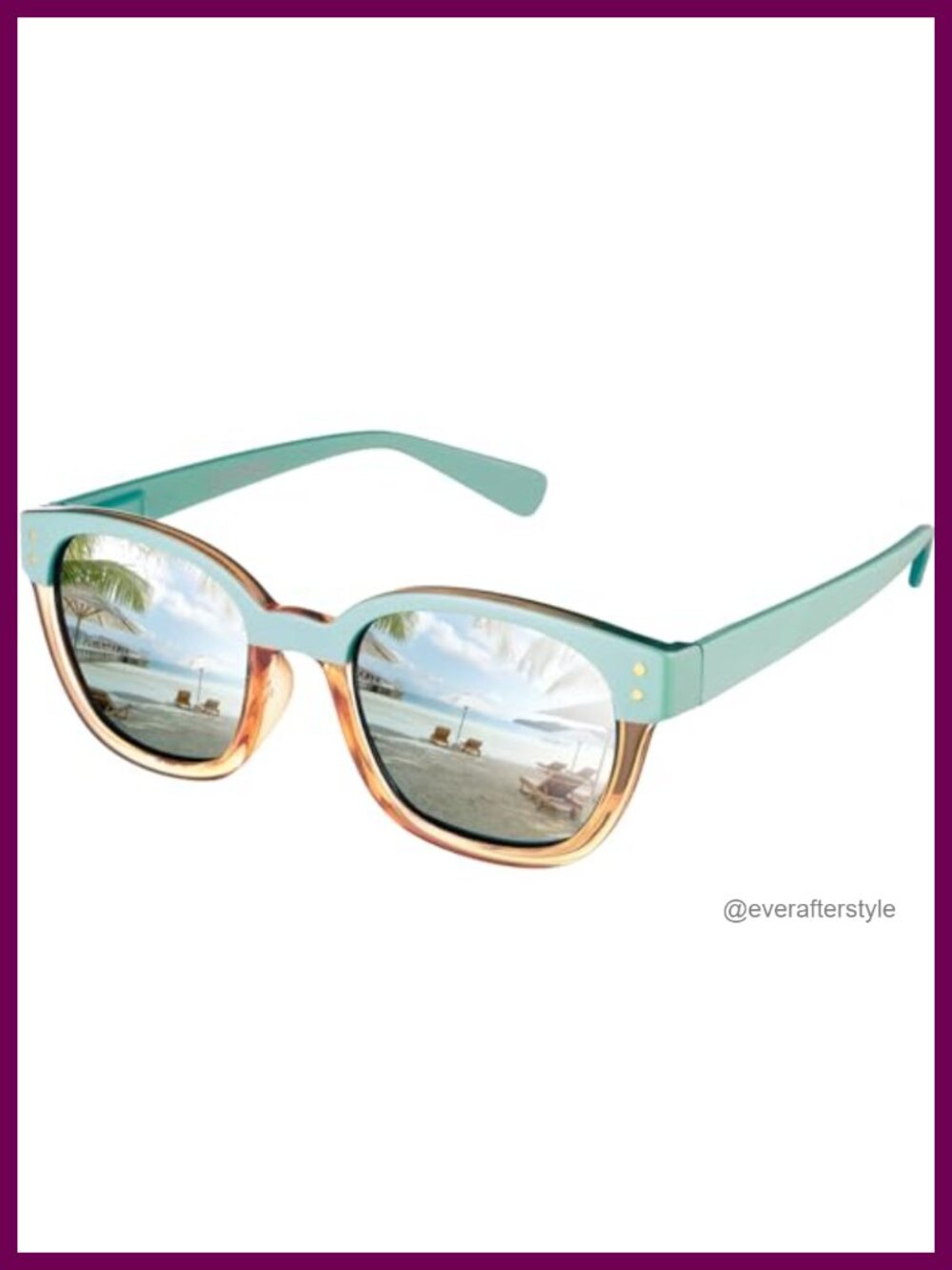 Polarized Retro Square Sunglasses UV400 Full Frame